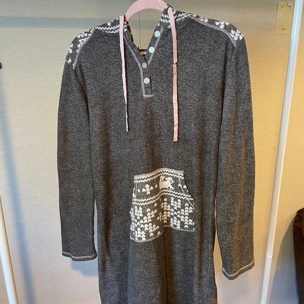 Kensie fleece pajama hoodie